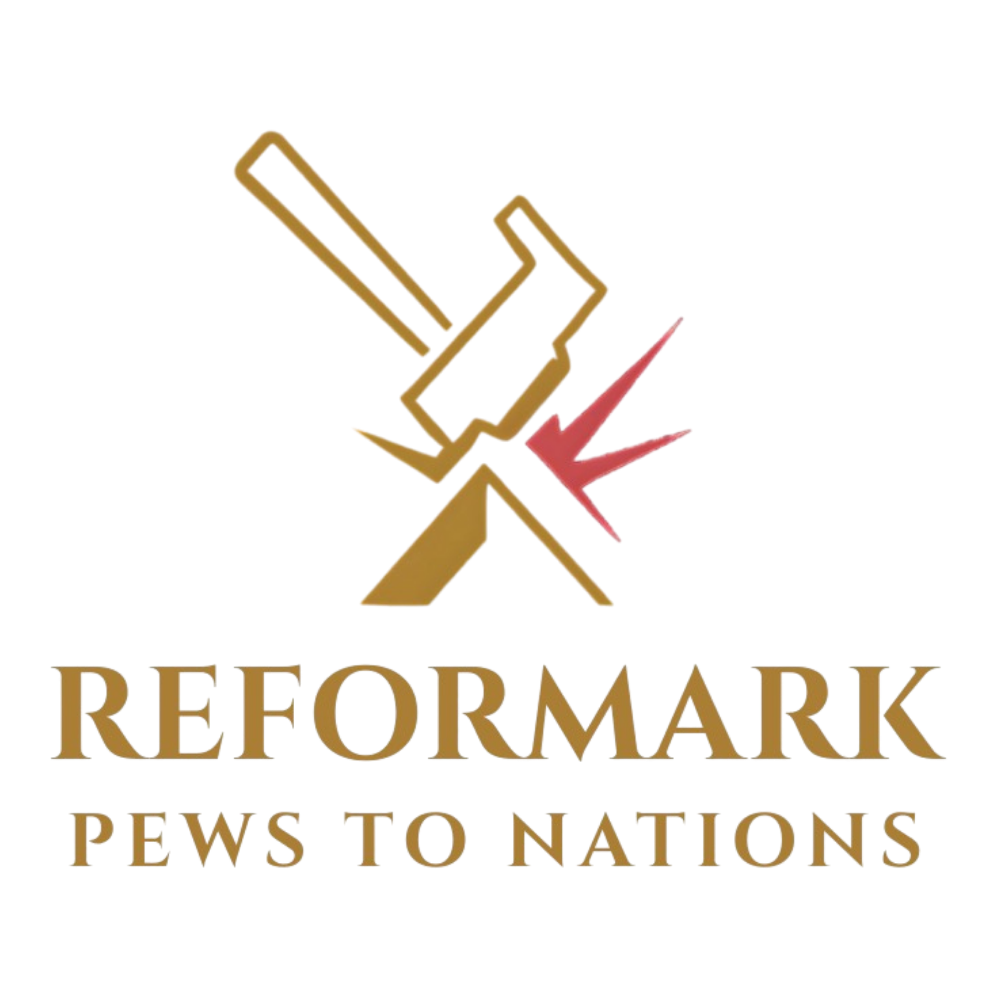 Reformark Pews to Nations conference logo